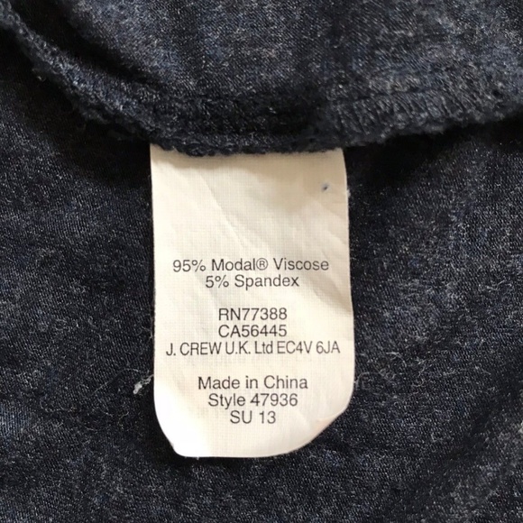 J.Crew Midi Skirt Grey Soft Modal Stretch M - Picture 4 of 6